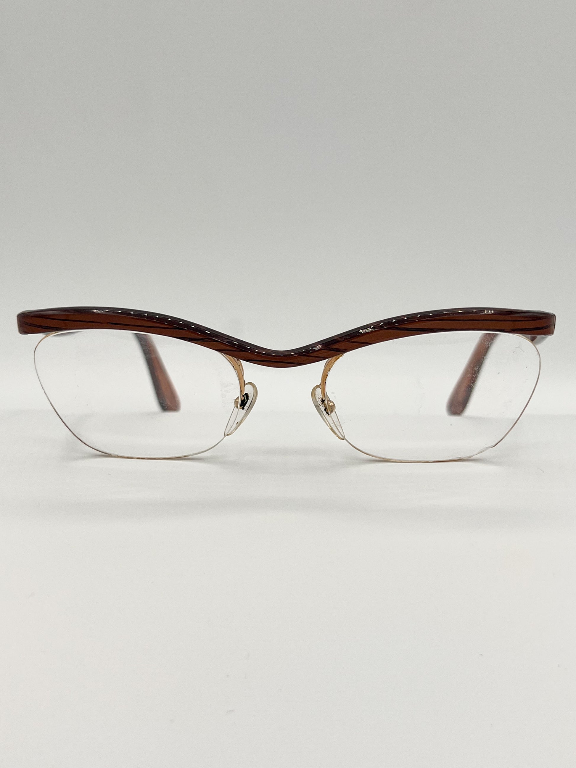 1960s French Bridge vintage Eyeglasses Frames