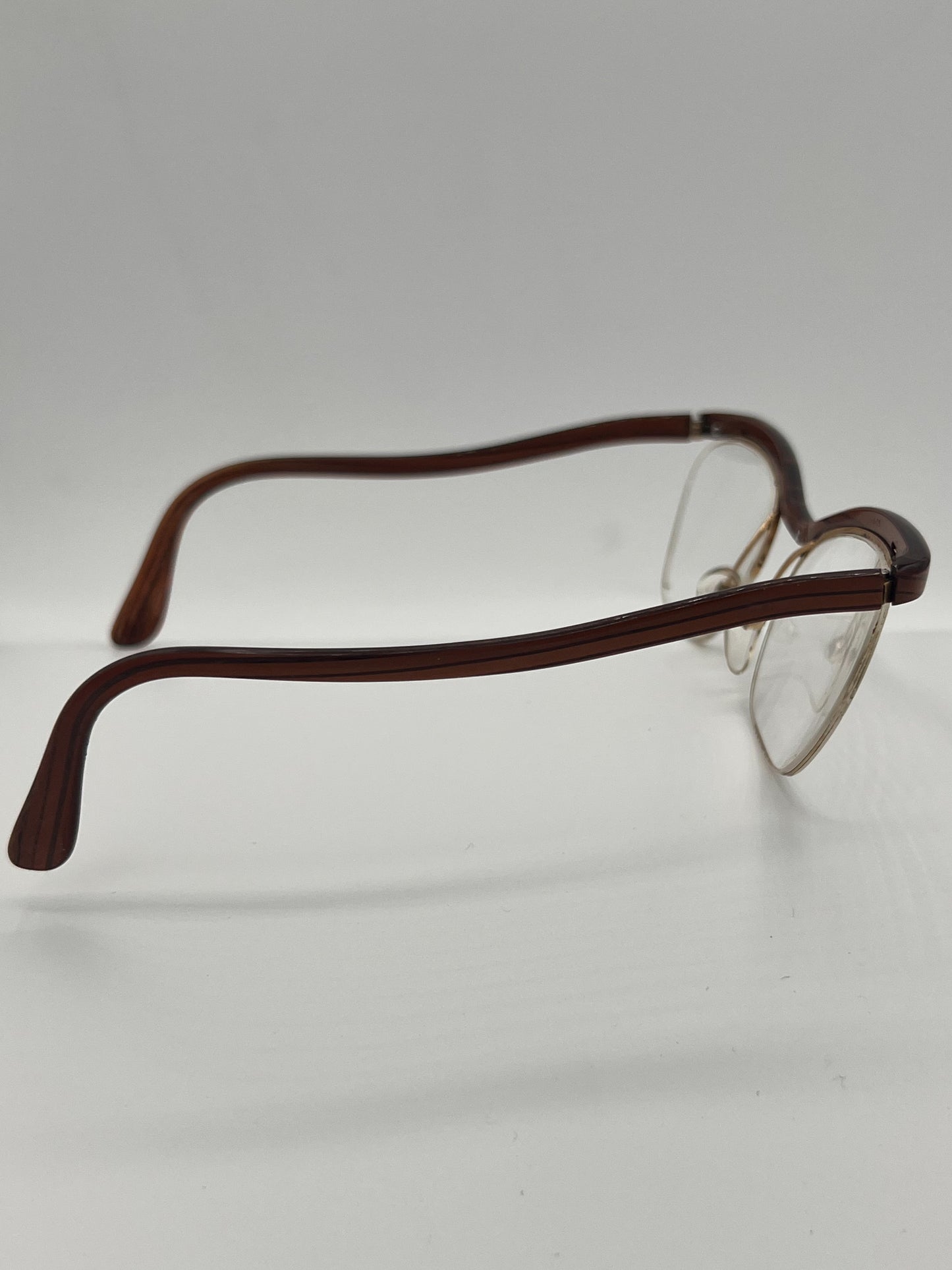 1960s French Bridge vintage Eyeglasses Frames, right side