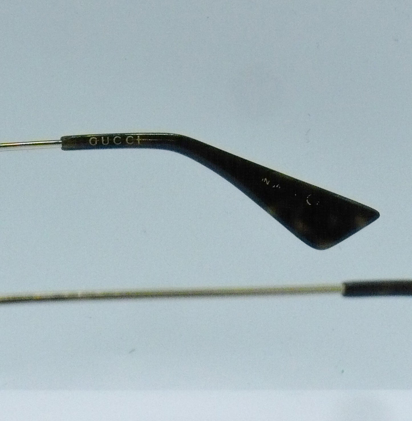 2000s Gucci Aviator Sunglasses brand title
