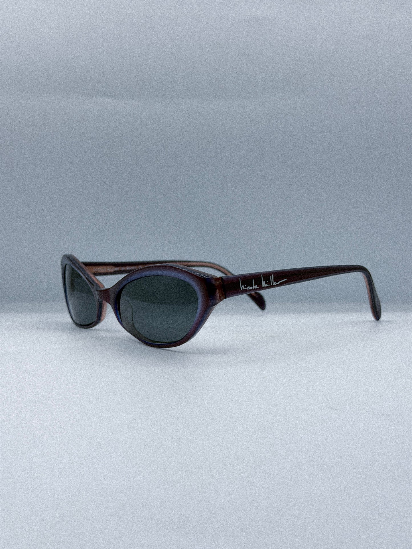 “Plum Shadow” 1990s Nicole Miller Sunglasses