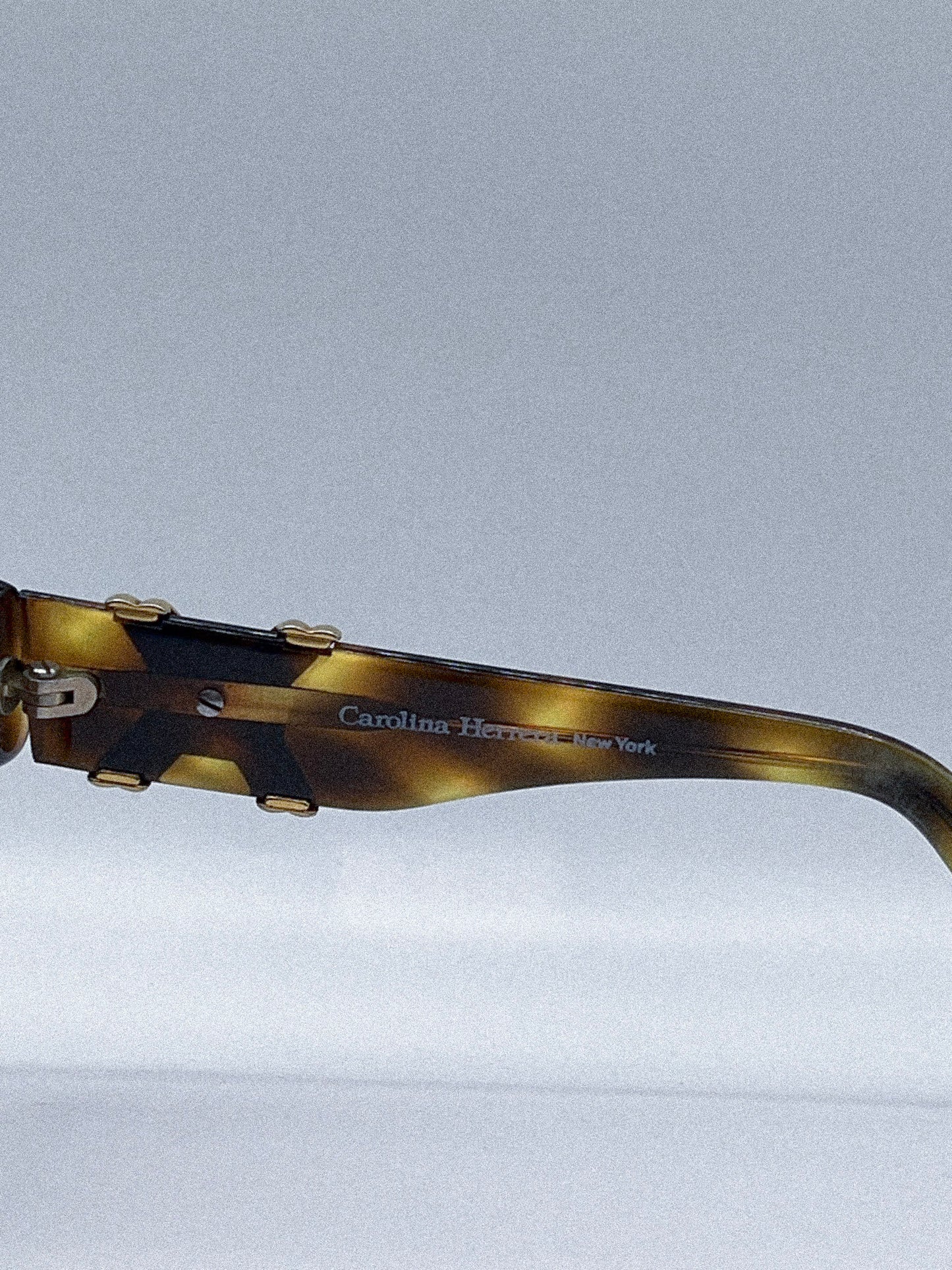 1990s Carolina Herrara CH104 Sunglasses | Tortoise