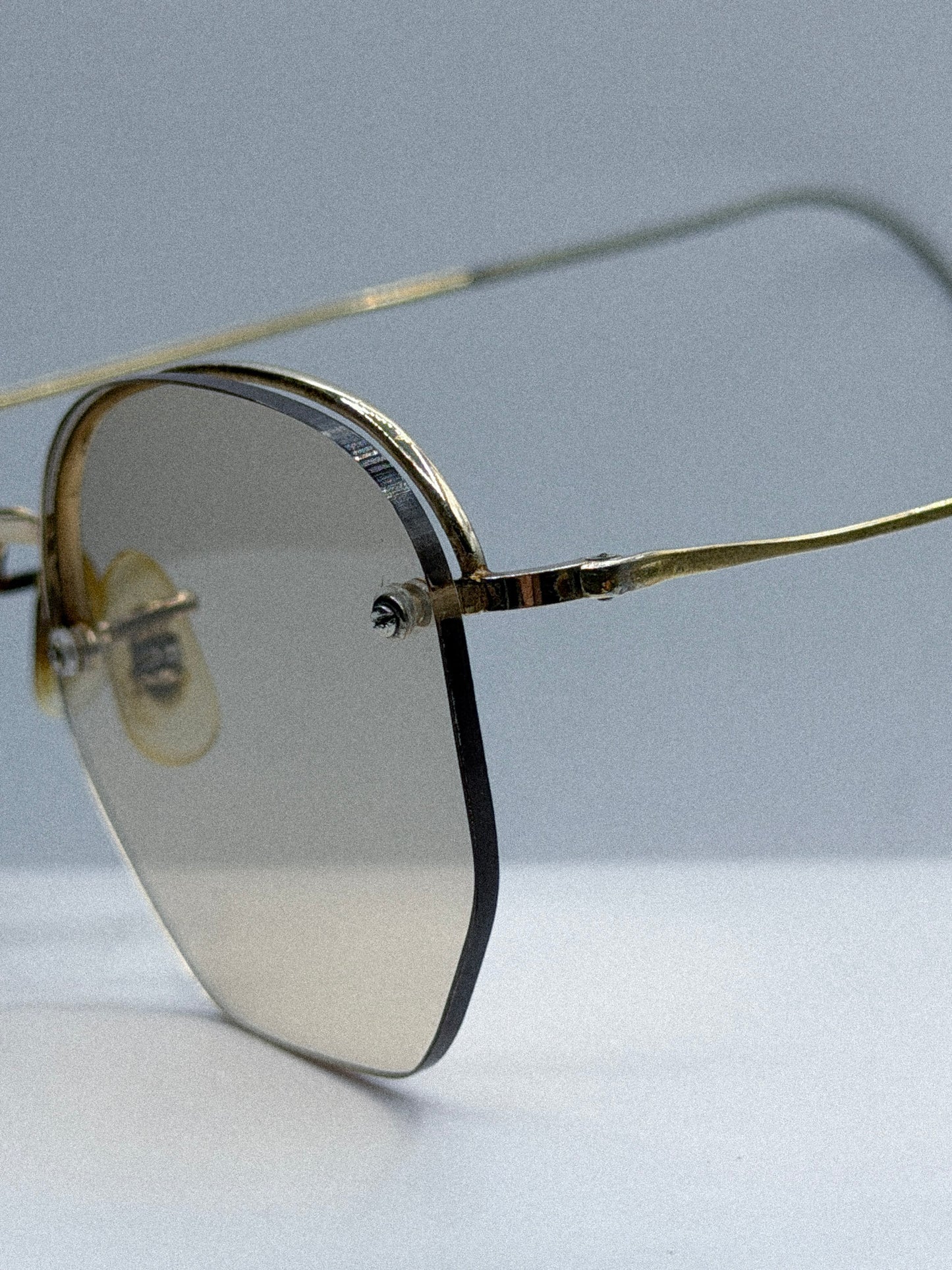 “Silver Facet” 1960s Scusa Sunglasses