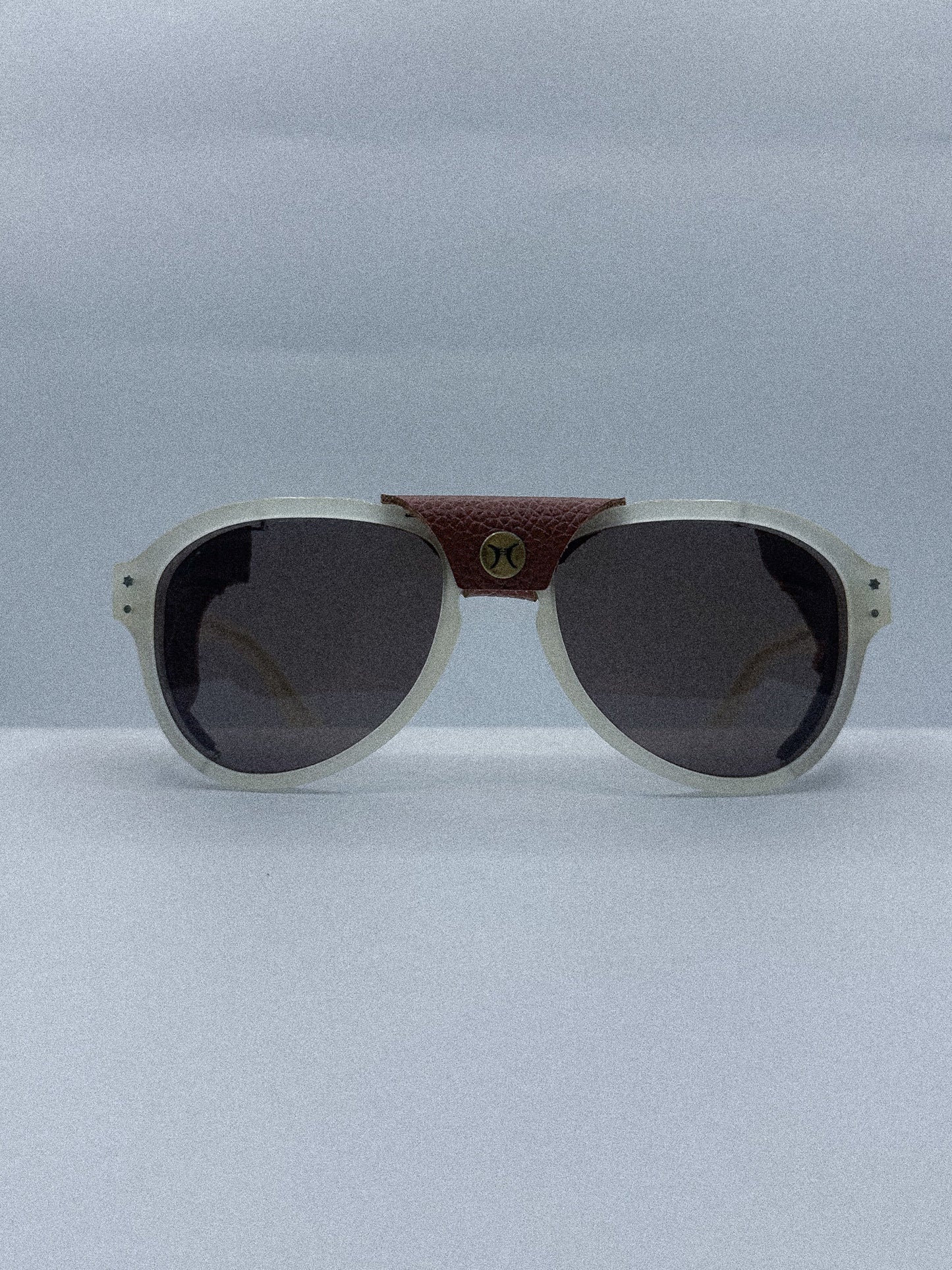Avalanche 1980s Kikie's Leather Sunglasses front side