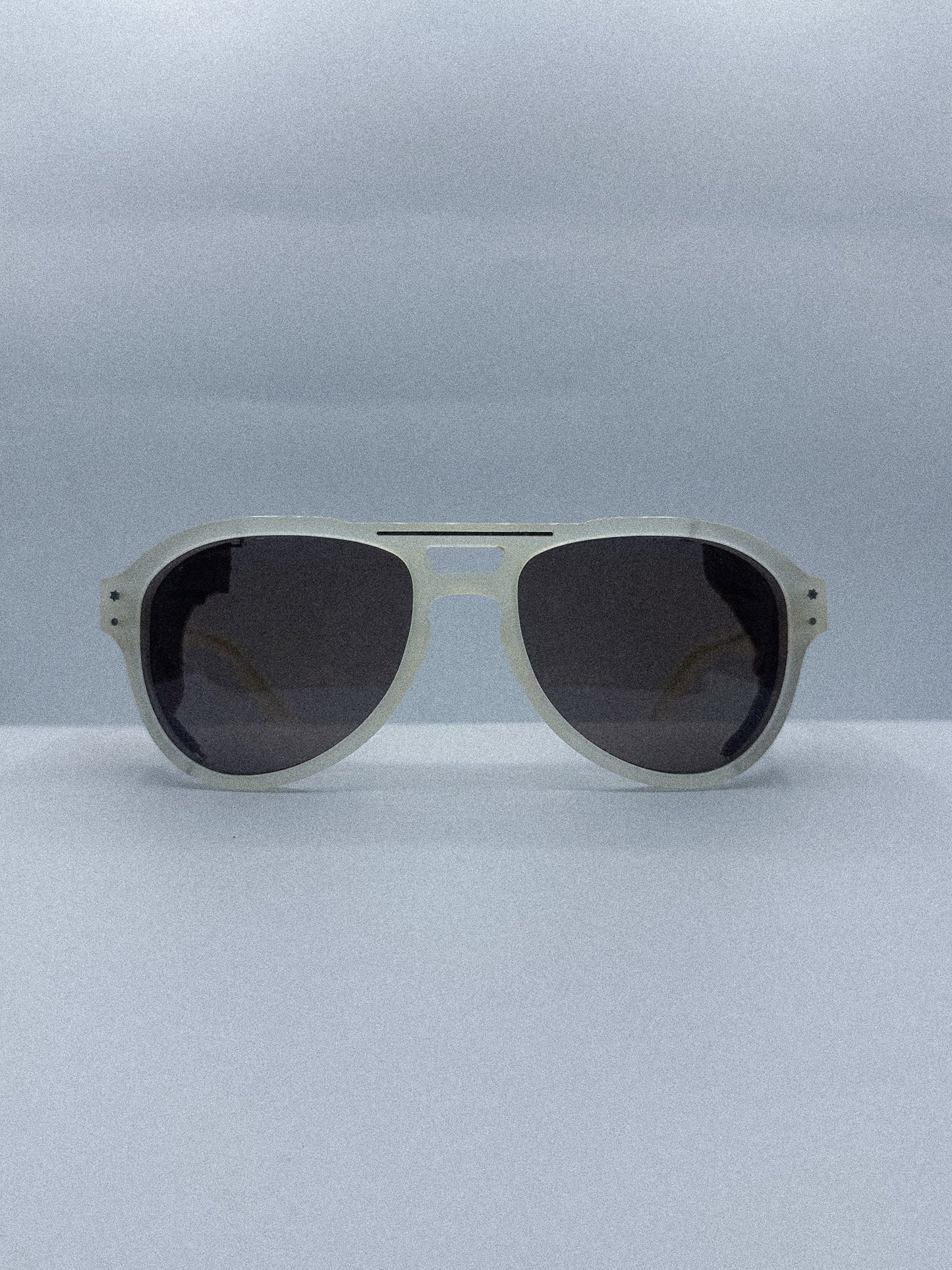 Avalanche 1980s Kikie's Leather Sunglasses front side 2