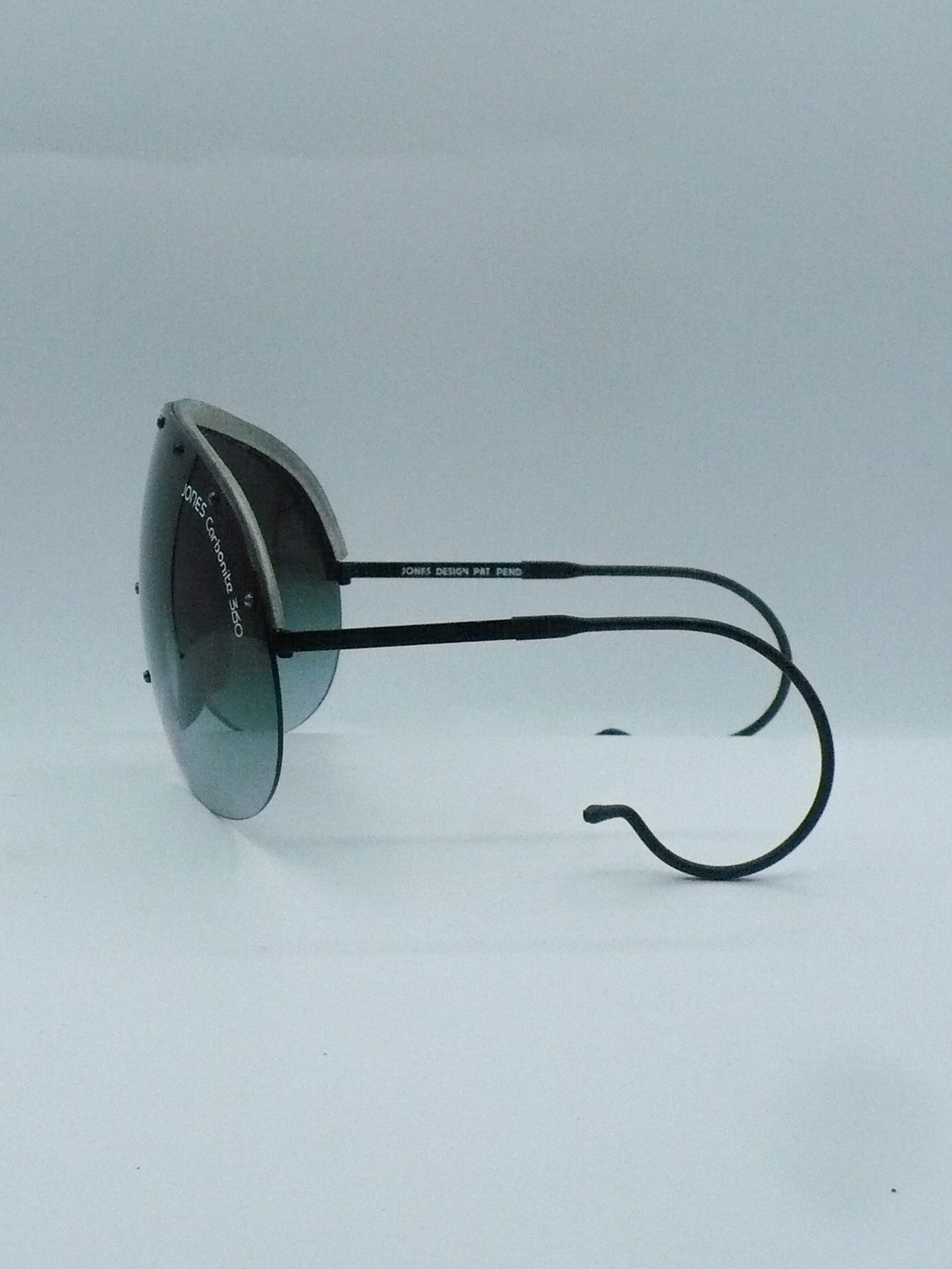 Carbonite 360 1980s Jones Shield Sunglasses, left side 2