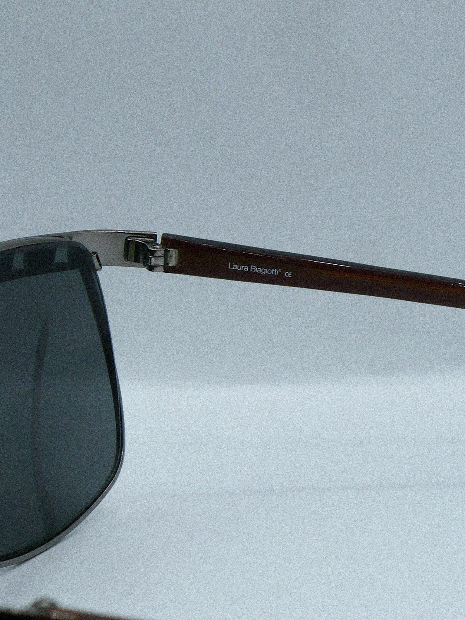 Chainmail 1980s Laura Biagiotti Sunglasses brand title