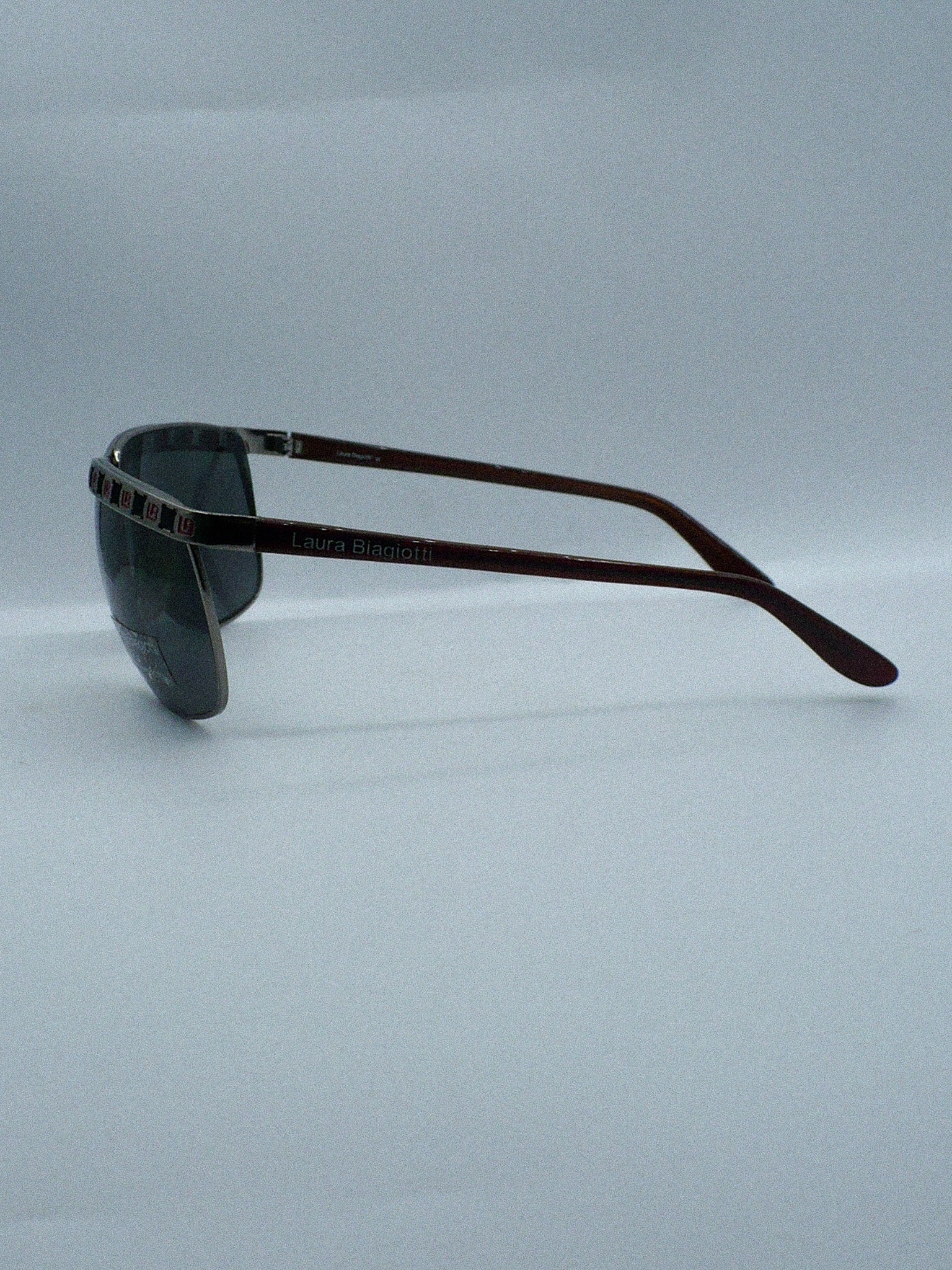 Chainmail 1980s Laura Biagiotti Sunglasses  left side 2