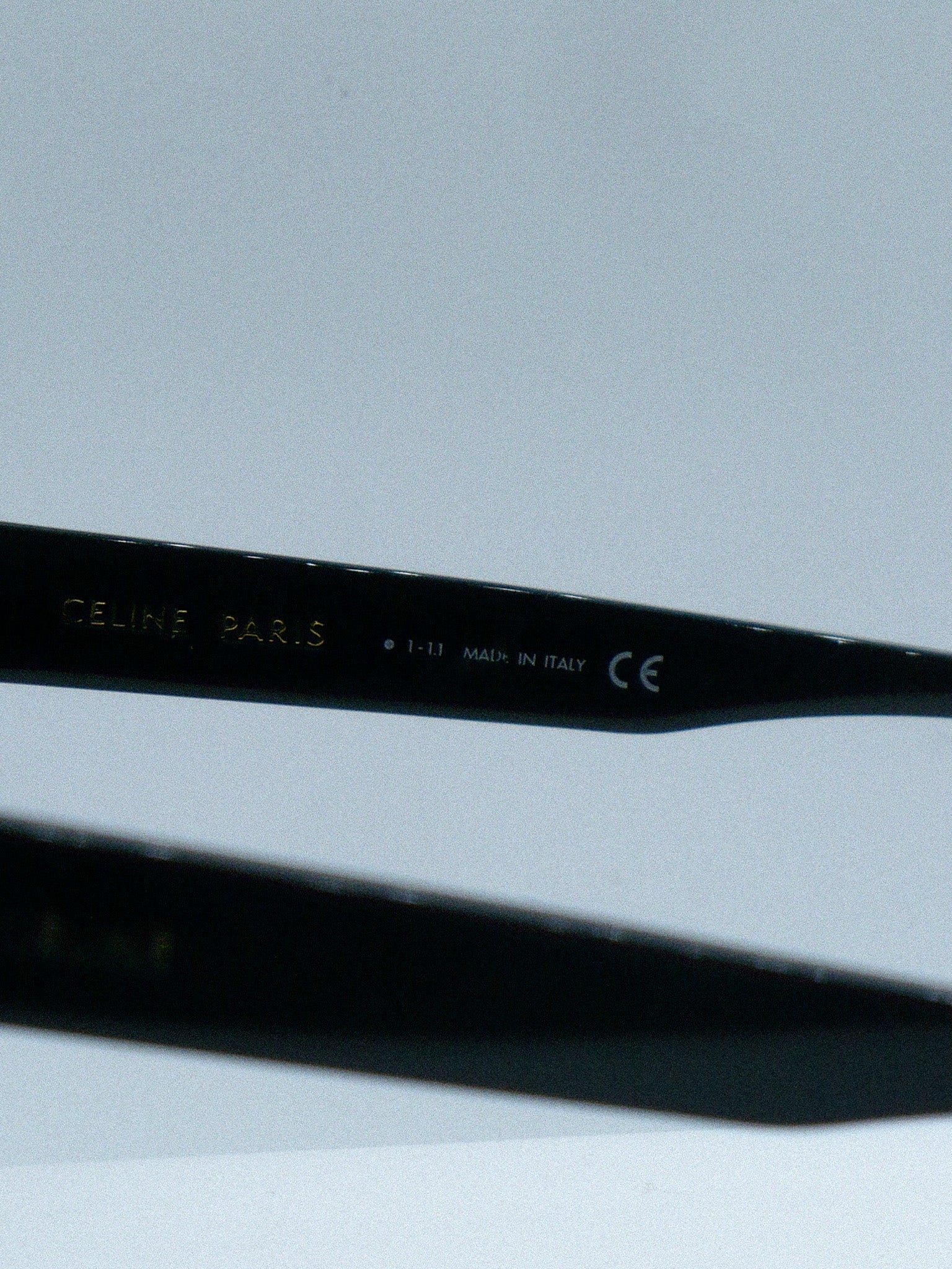 Classic 2000s Celine Luxury Sunglasses brand title