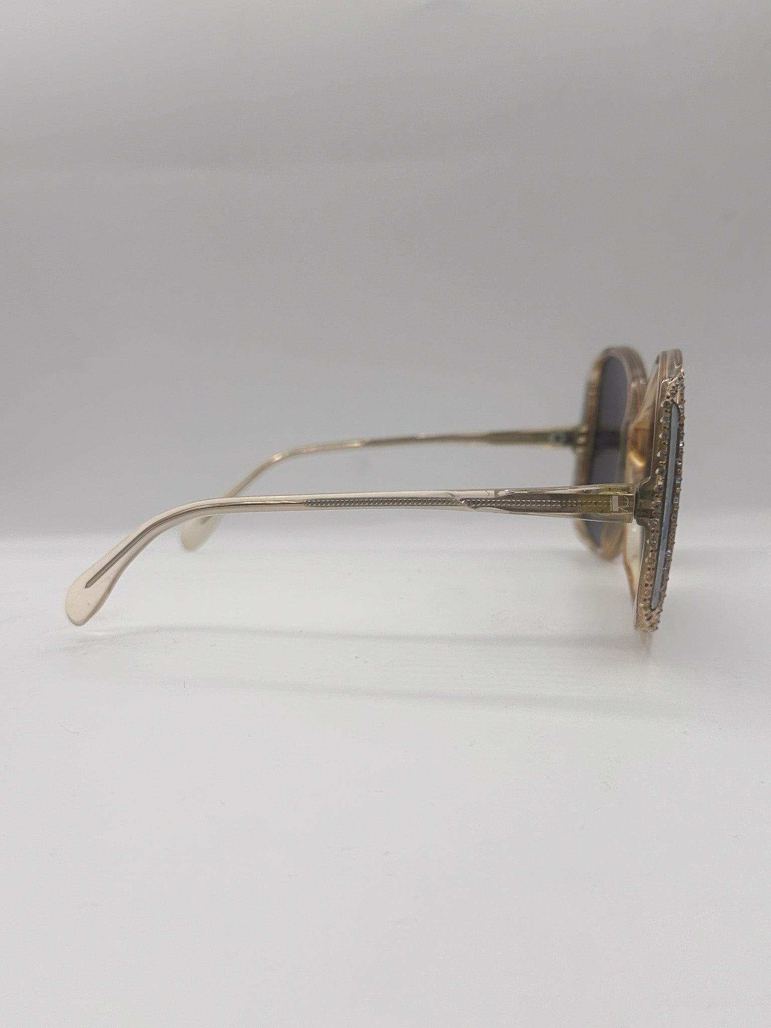 Crystalize 1960s Rodeo Crystal Polarized Sunglasses, right side