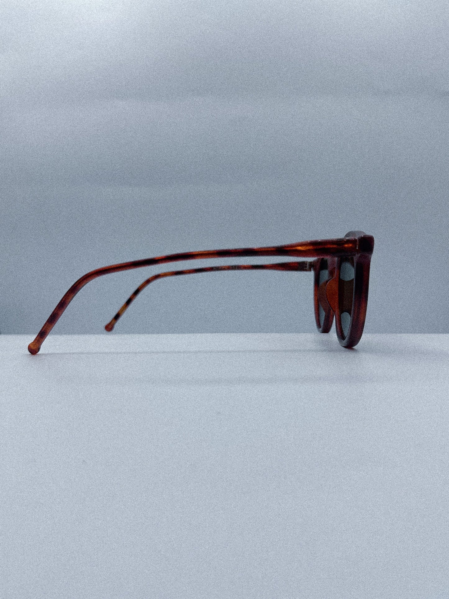 Curvy 1980s Designer Sunglasses right side