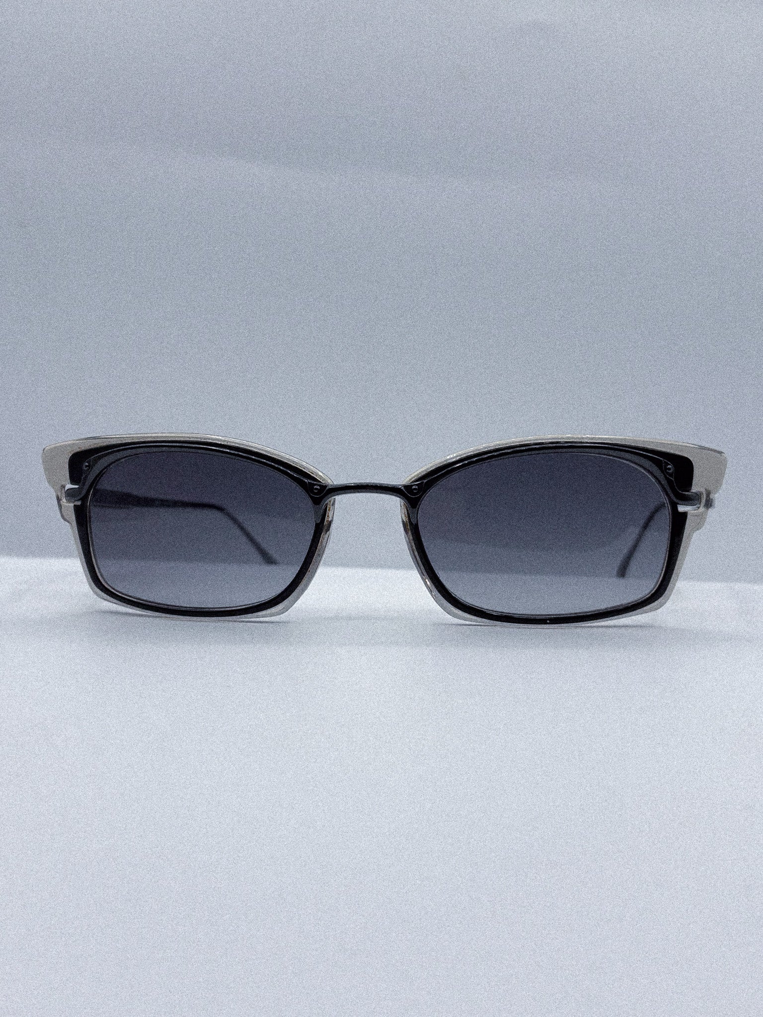 Double Vision  1990s Jean Paul Gaultier Layered Sunglasses front side