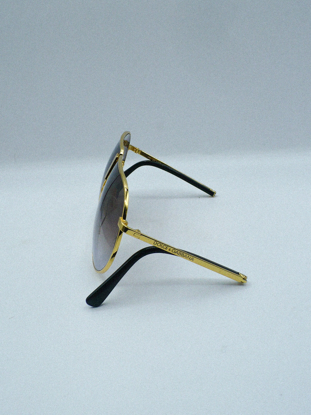 Folding 2000s Dolce & Gabbana Sunglasses left side