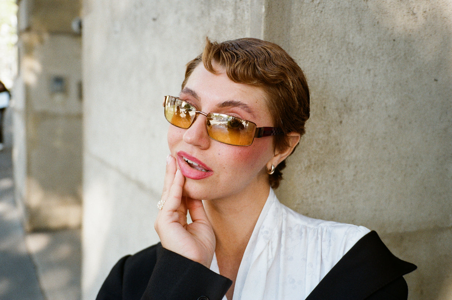 "Amber Vision" 1990s Fujiwara Sunglasses