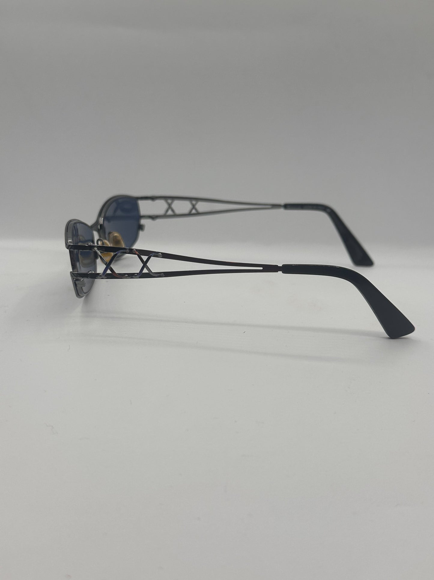 Geometric 1980s Casanova vintage Sunglasses, left side