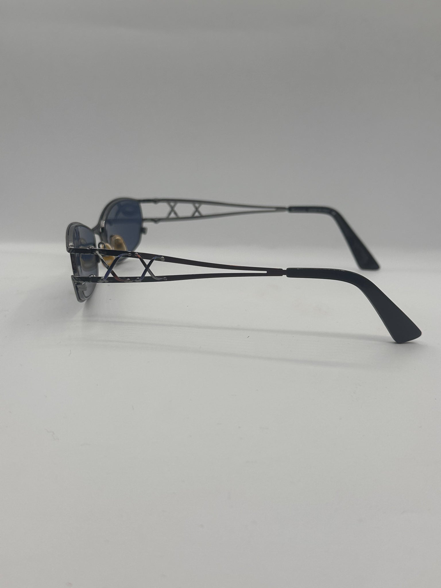 Geometric 1980s Casanova vintage Sunglasses, left side