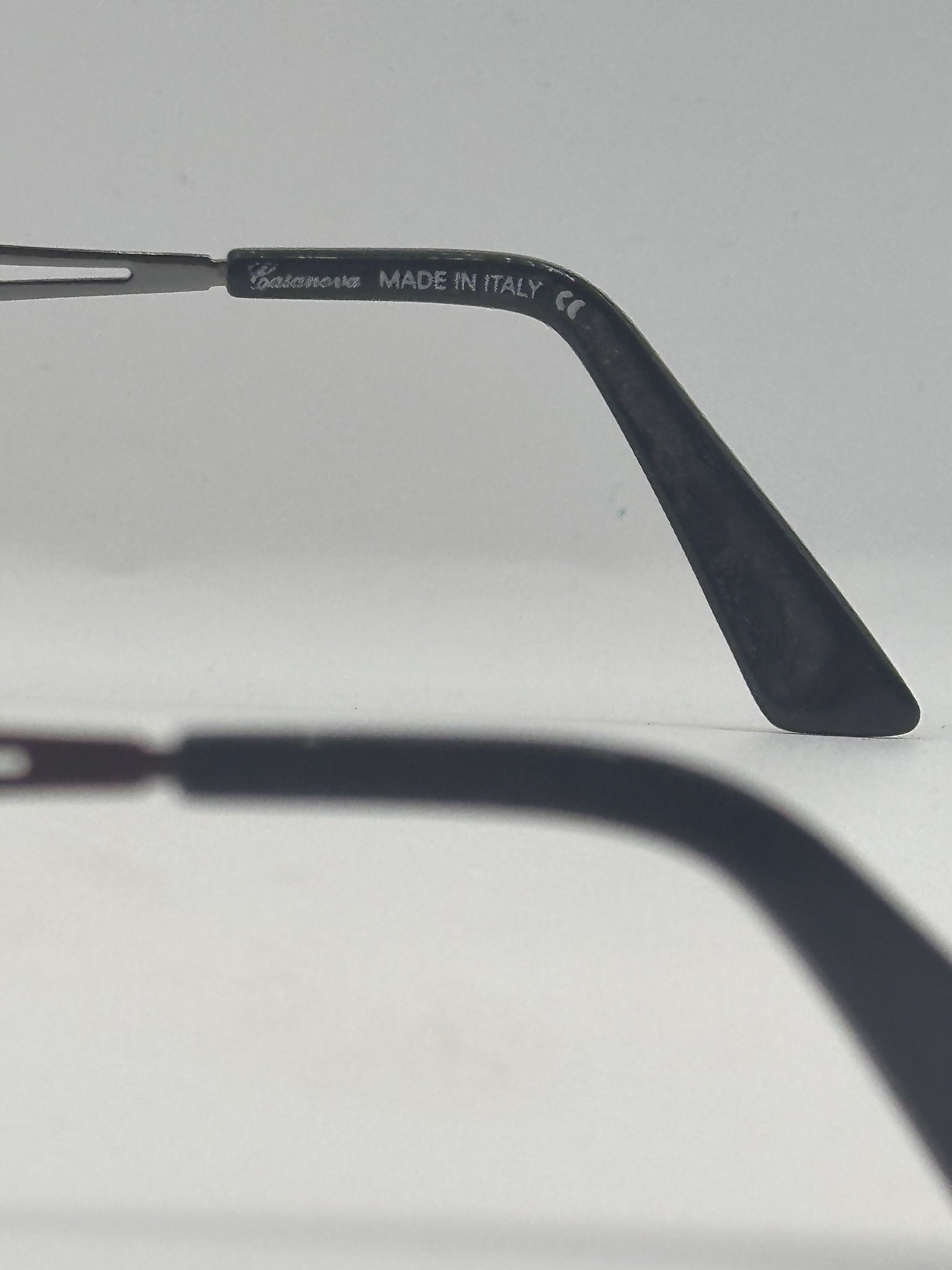 Geometric 1980s Casanova vintage Sunglasses, zoomin side