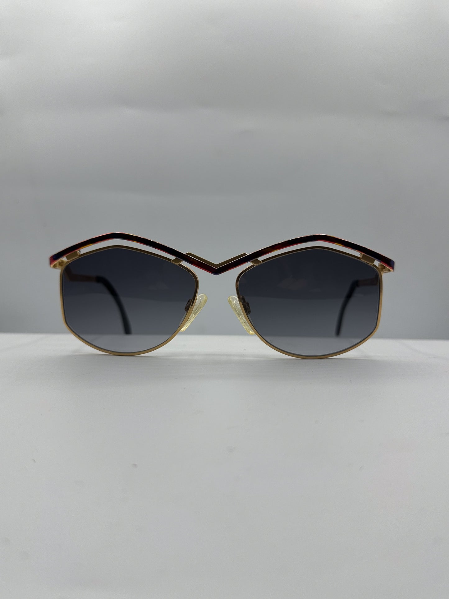 Geometric 1980s Cazal Sunglasses front side