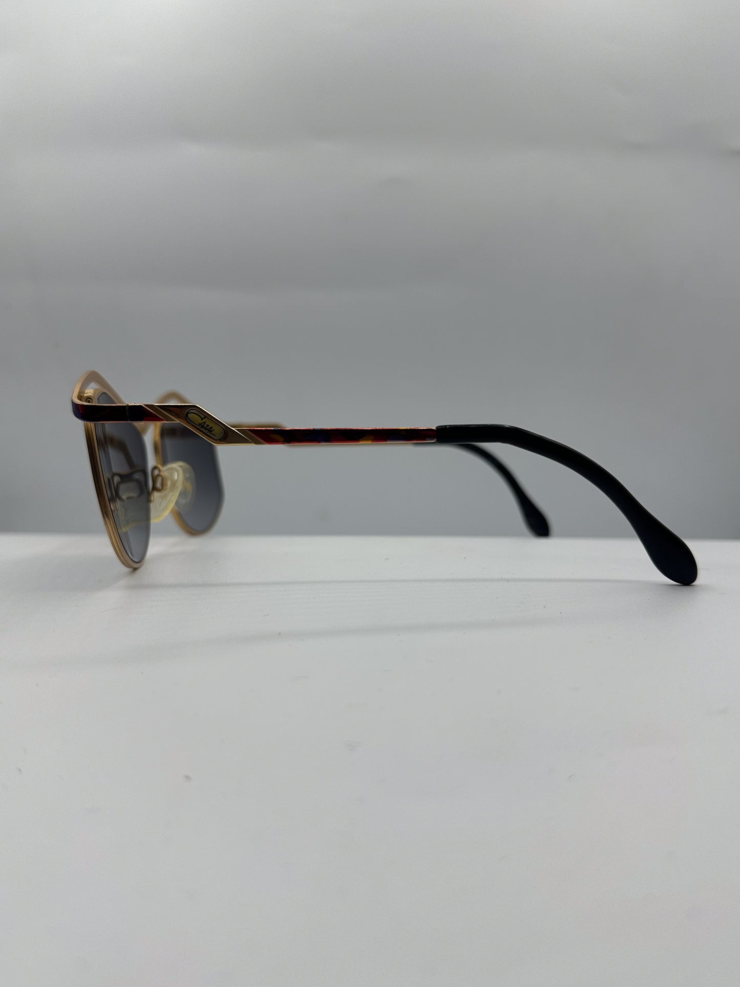 Geometric 1980s Cazal Sunglasses left side