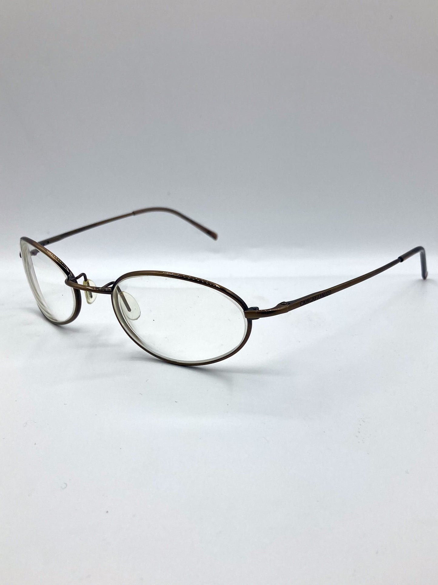 Giorgio Armani 1990s vintage glasses, left side