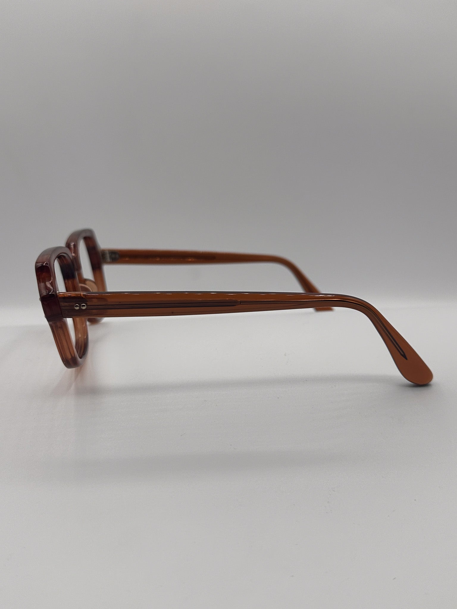 Horn-Rimmed Romco 1980s Frame, left side