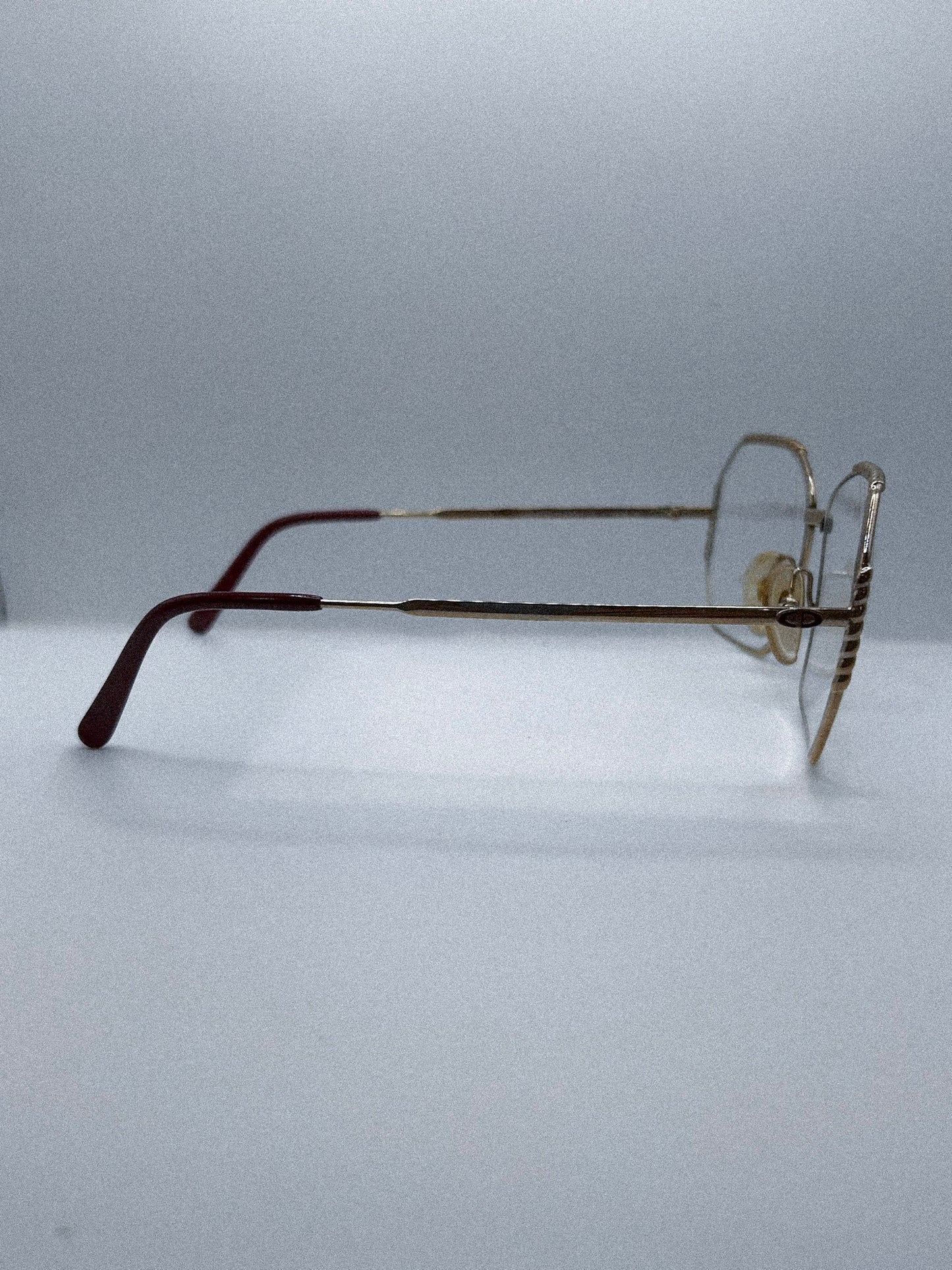 “Gilded Geometry” 1980s Dior Eyeglasses