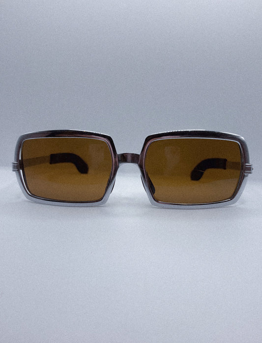 "Amber Havana" 1960s Handmade Sunglasses
