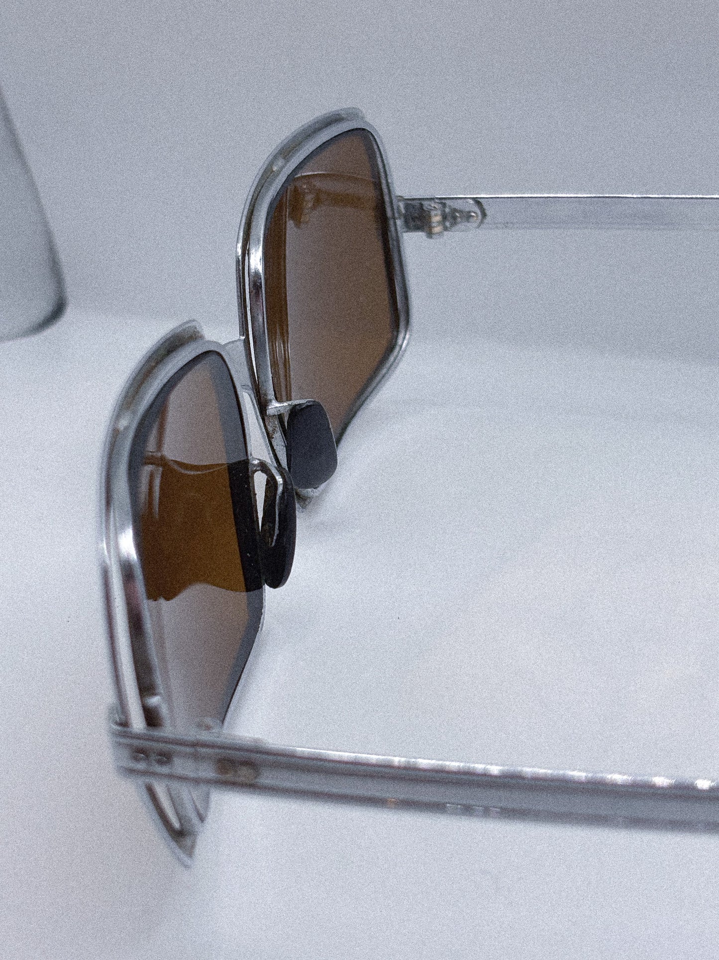 "Amber Havana" 1960s Handmade Sunglasses