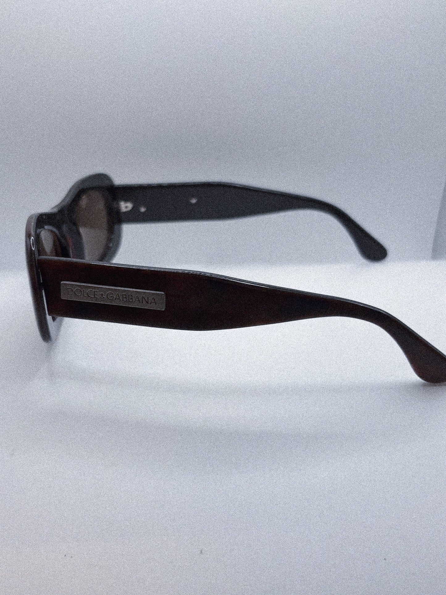 "Chestnut Luxe" 1990s Dolce & Gabbana Sunglasses