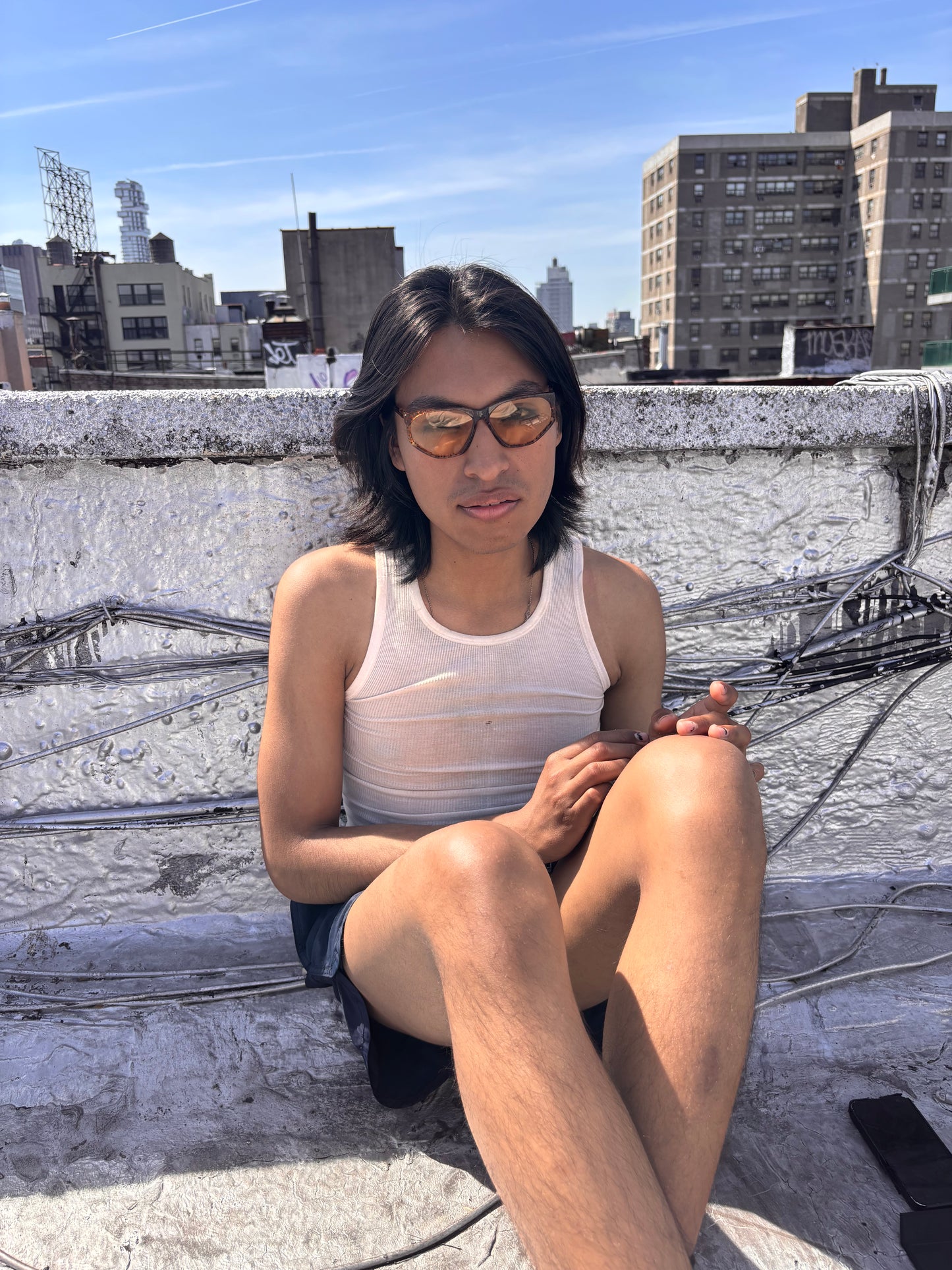 “La Directrice” 1980s YSL Vintage Sunglasses with New Lenses