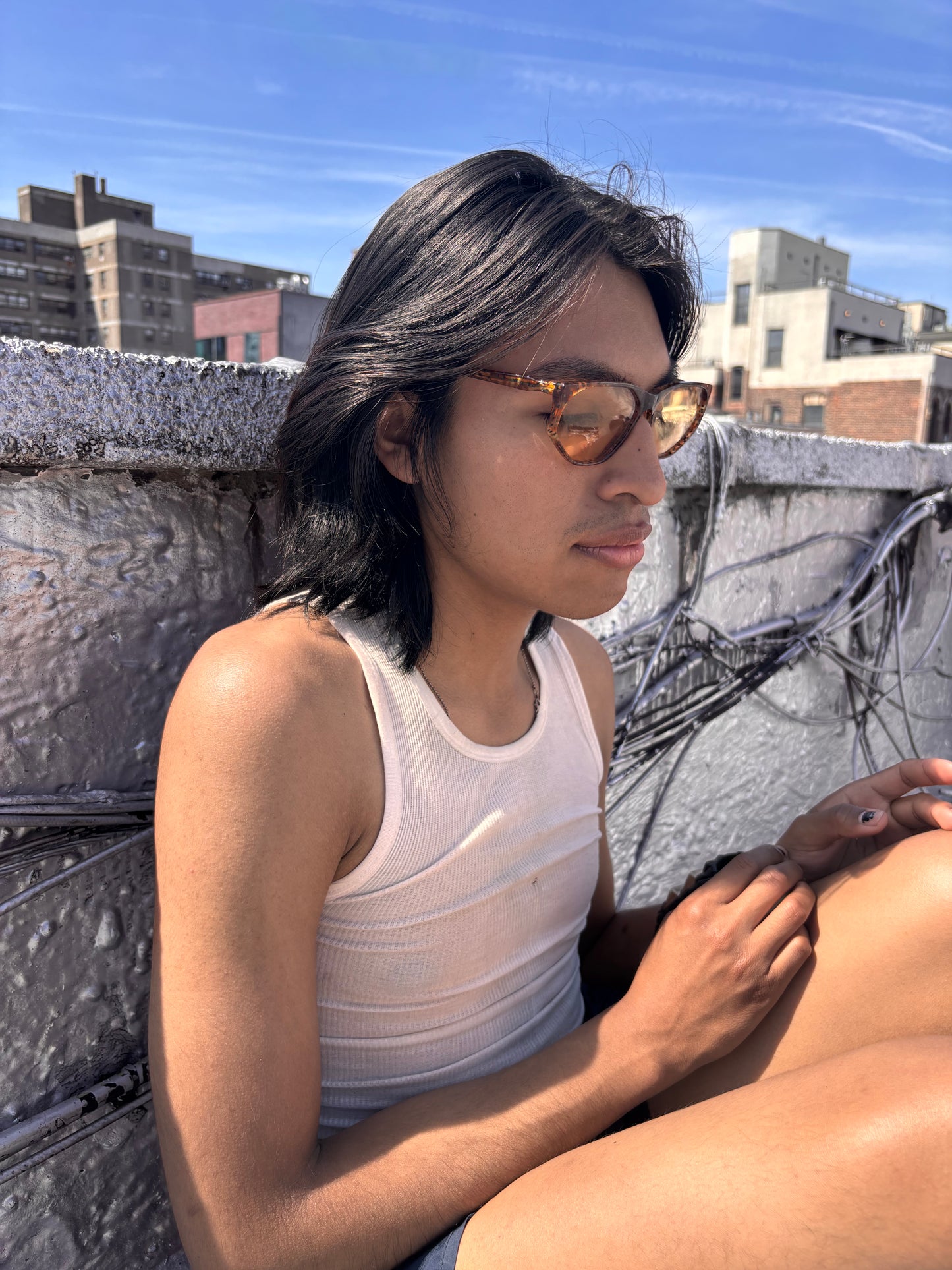 “La Directrice” 1980s YSL Vintage Sunglasses with New Lenses