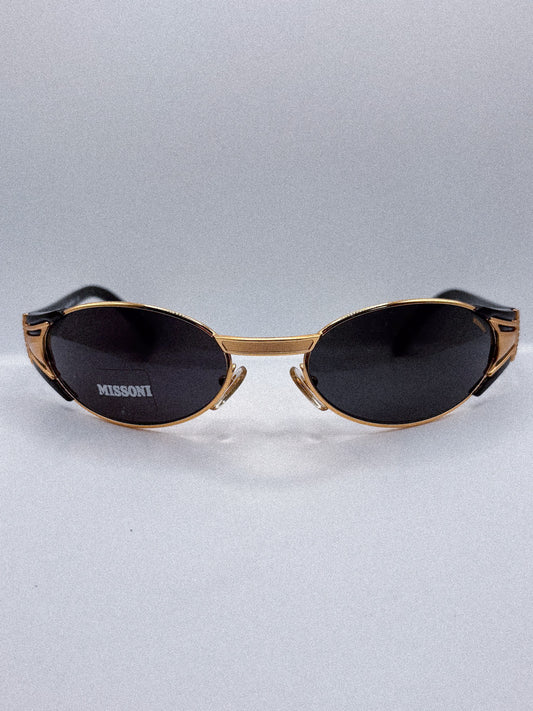 "Obsidian Charm" 1980s Missoni Sunglasses