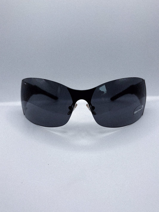 "Jet Black" 1990s Les Copains Sunglasses