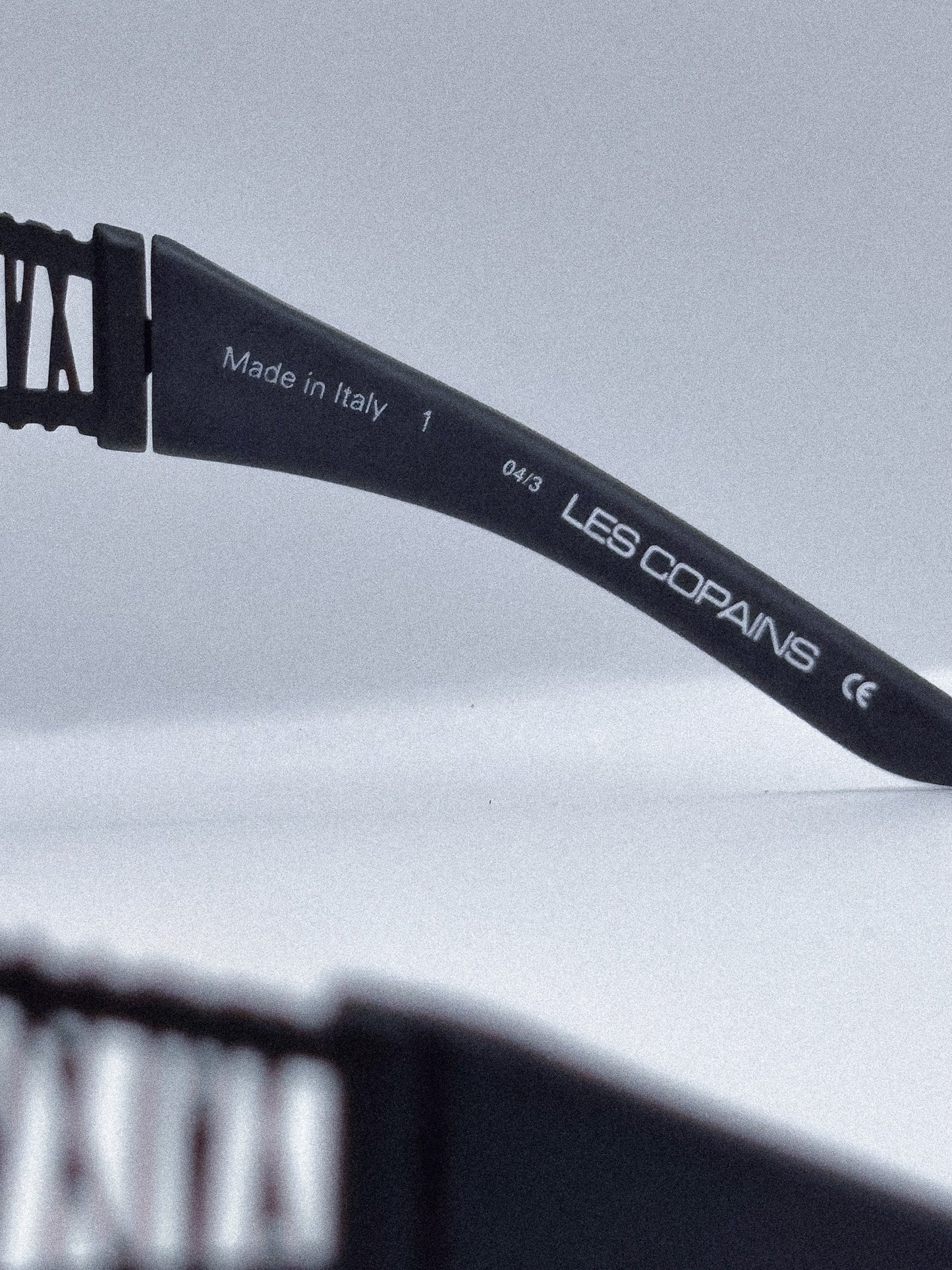 "Jet Black" 1990s Les Copains Sunglasses