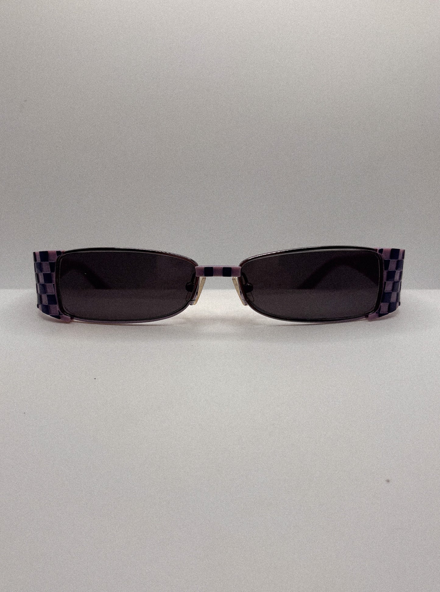 "Violet Plaid" 1990s Gianfranco Ferre Sunglasses