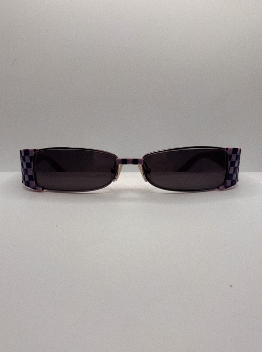 "Violet Plaid" 1990s Gianfranco Ferre Sunglasses
