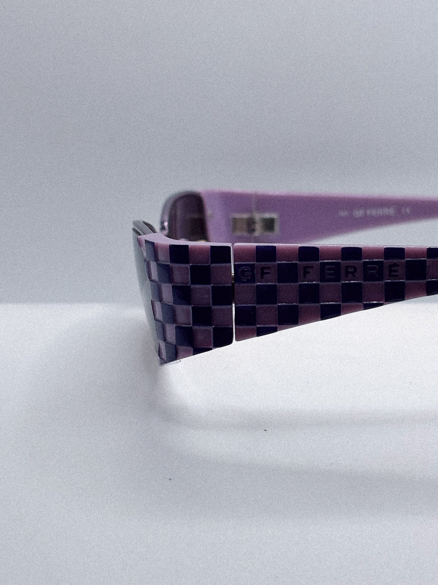 "Violet Plaid" 1990s Gianfranco Ferre Sunglasses