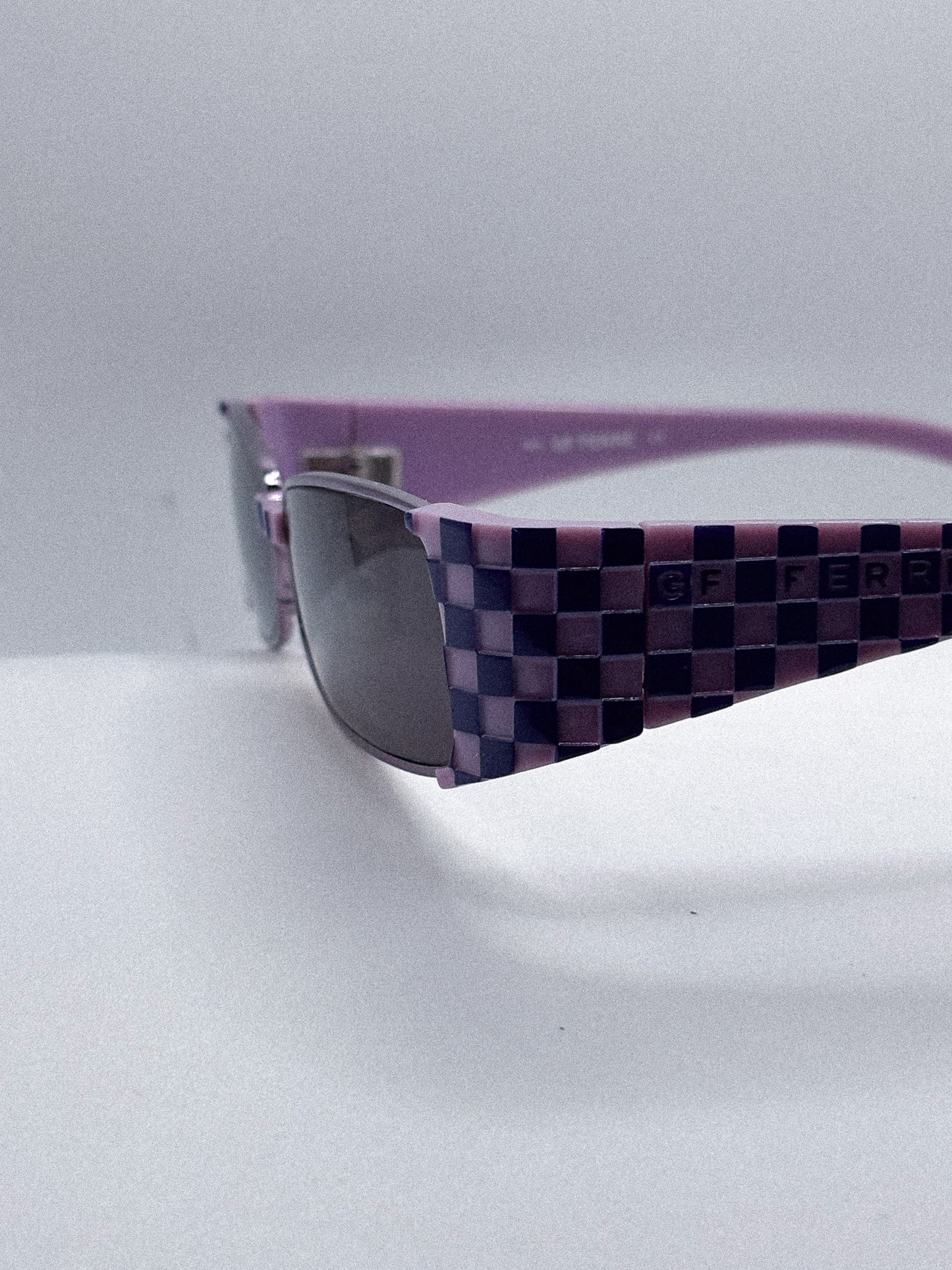 "Violet Plaid" 1990s Gianfranco Ferre Sunglasses