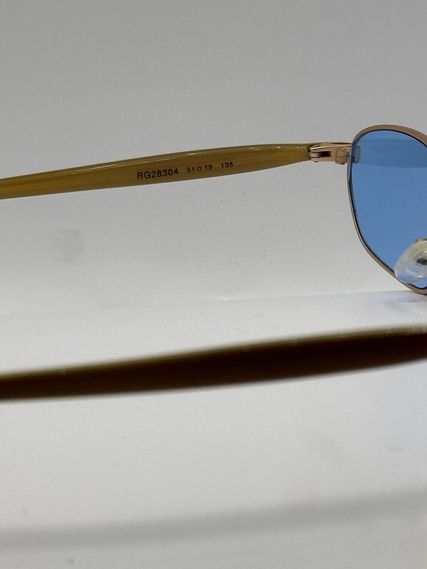 Icey 1990s Romeo Gigli vintage Sunglasses, right inner side