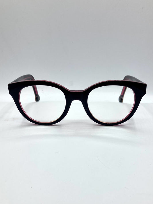 LA Eyeworks Magenta Cat Eye front side