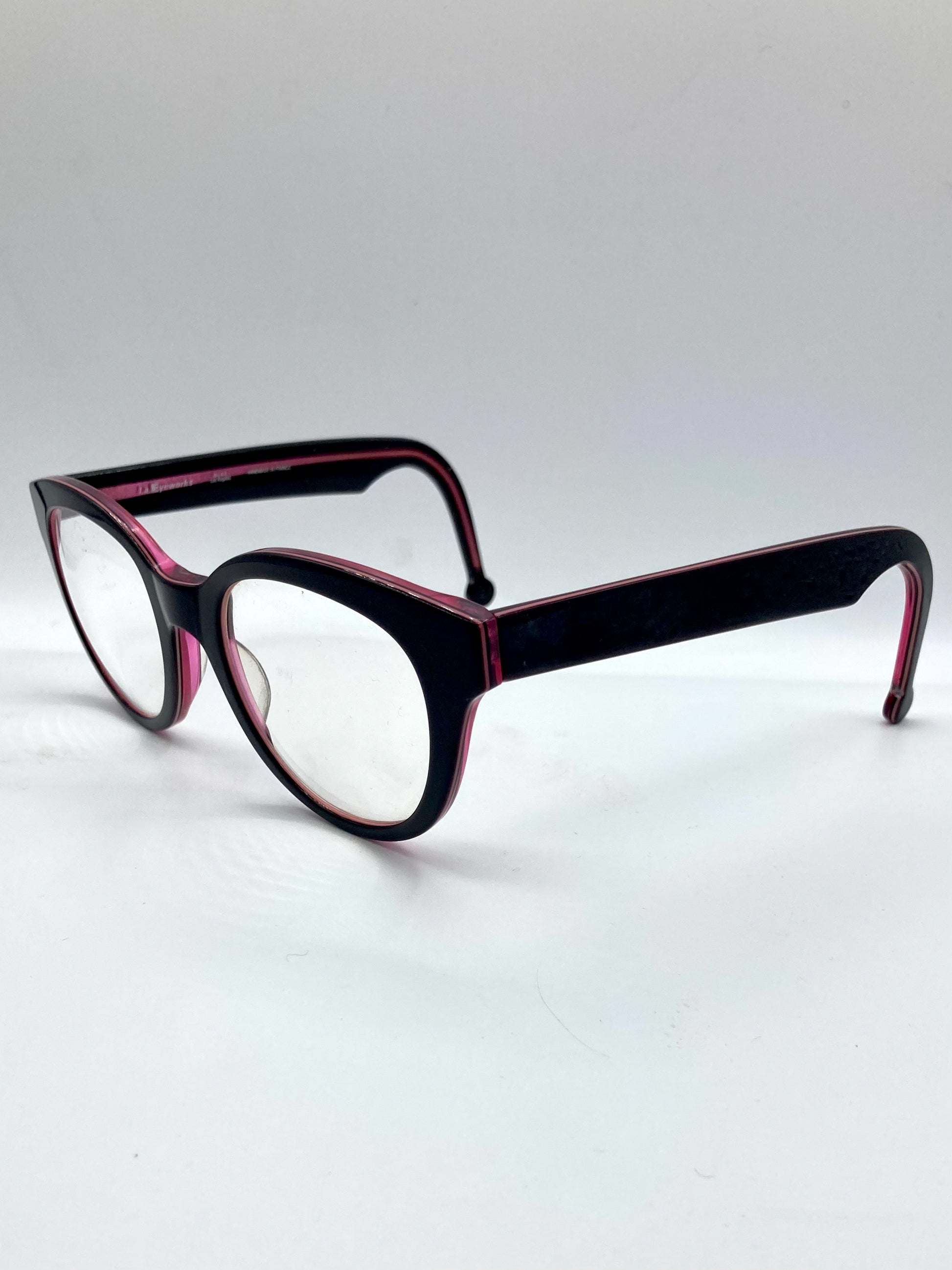 LA Eyeworks Magenta Cat Eye left side