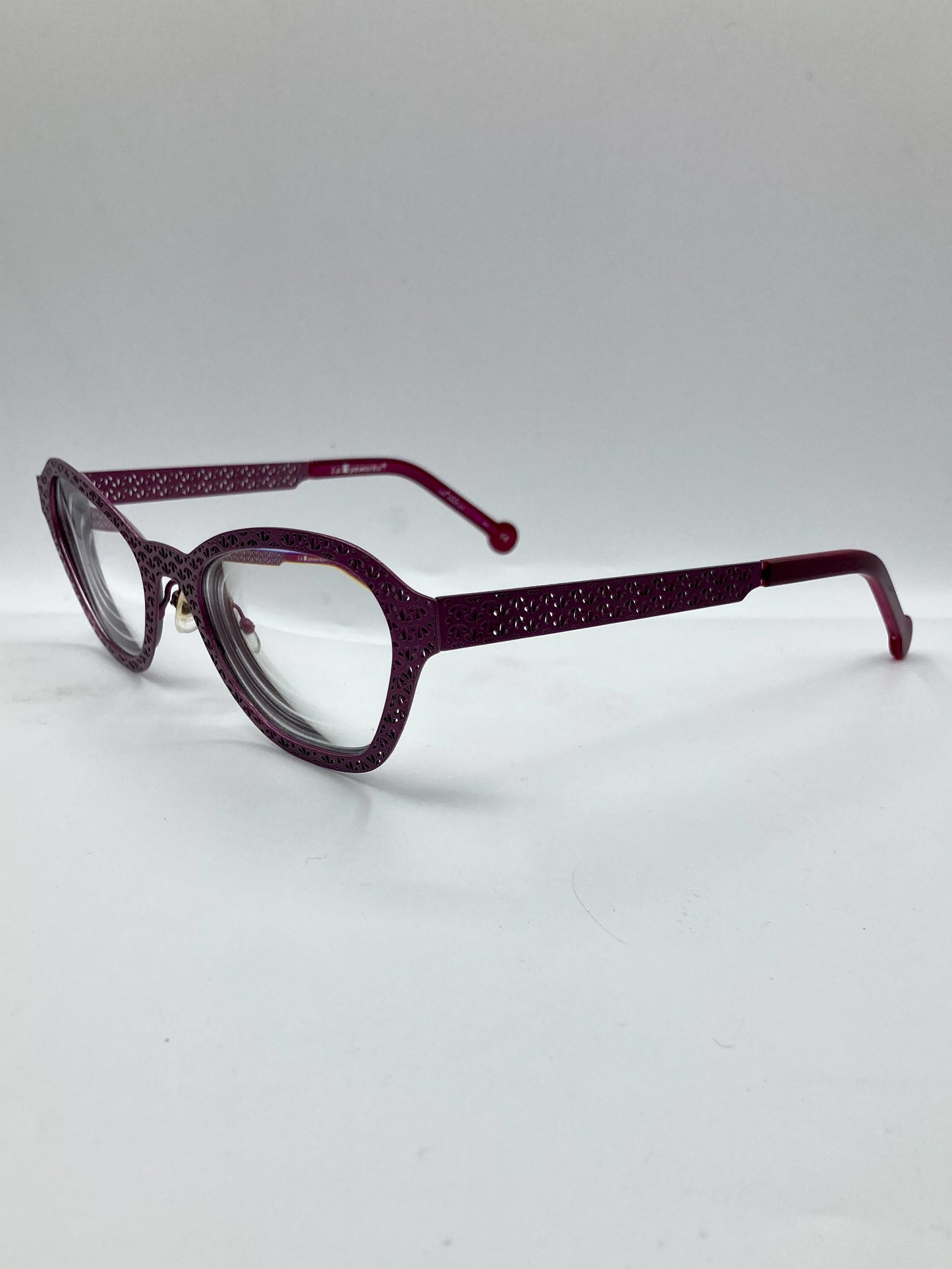 LA Eyeworks Purple Tarzana 475 left side