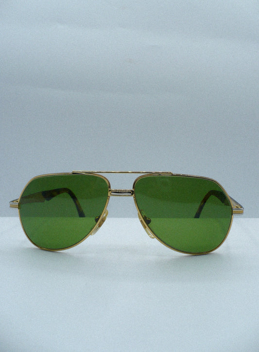 Monseuir 1980s Hilton Luxury Sunglasses front side