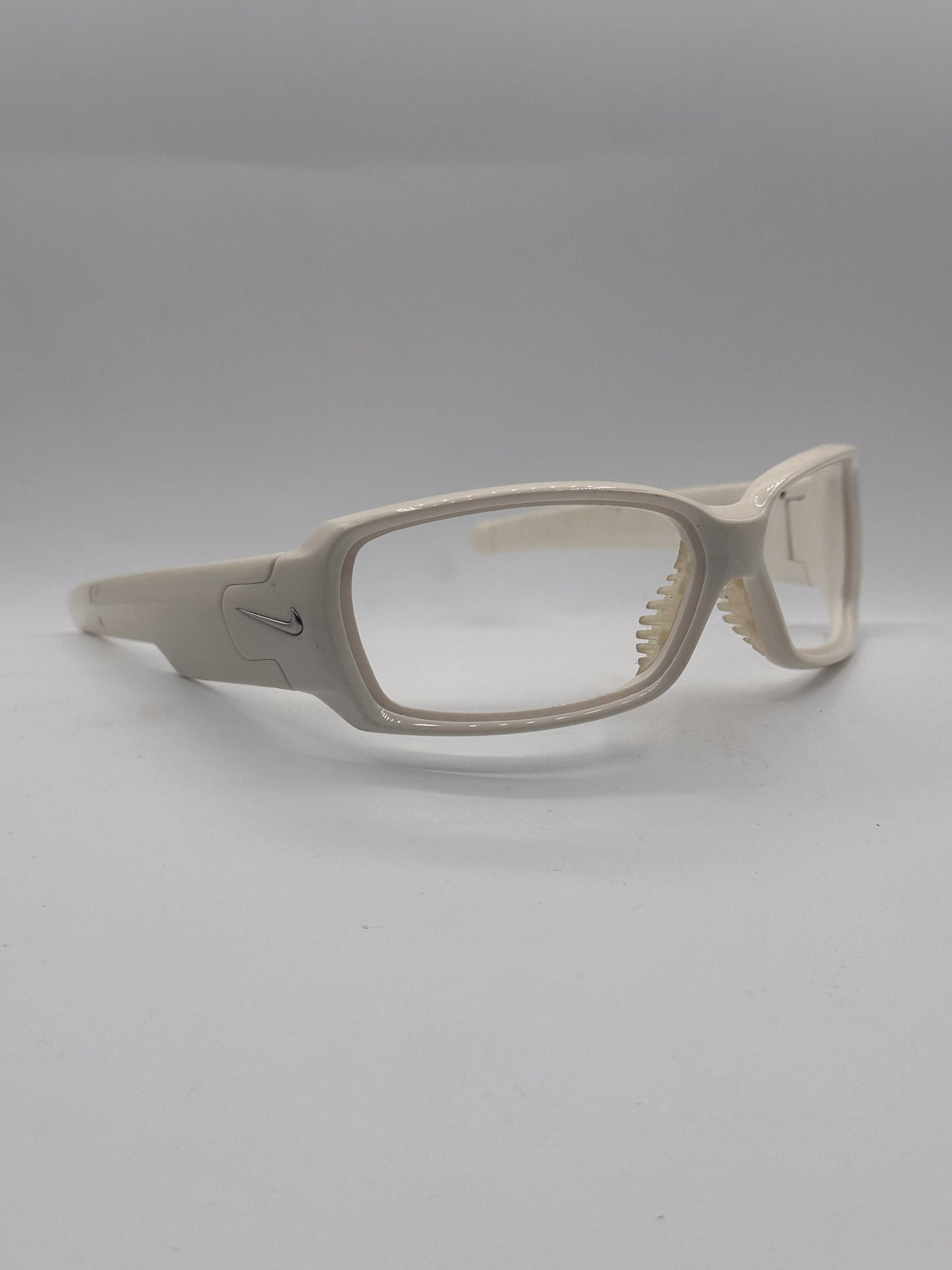 Nike White 2000s vintage glasses, right side