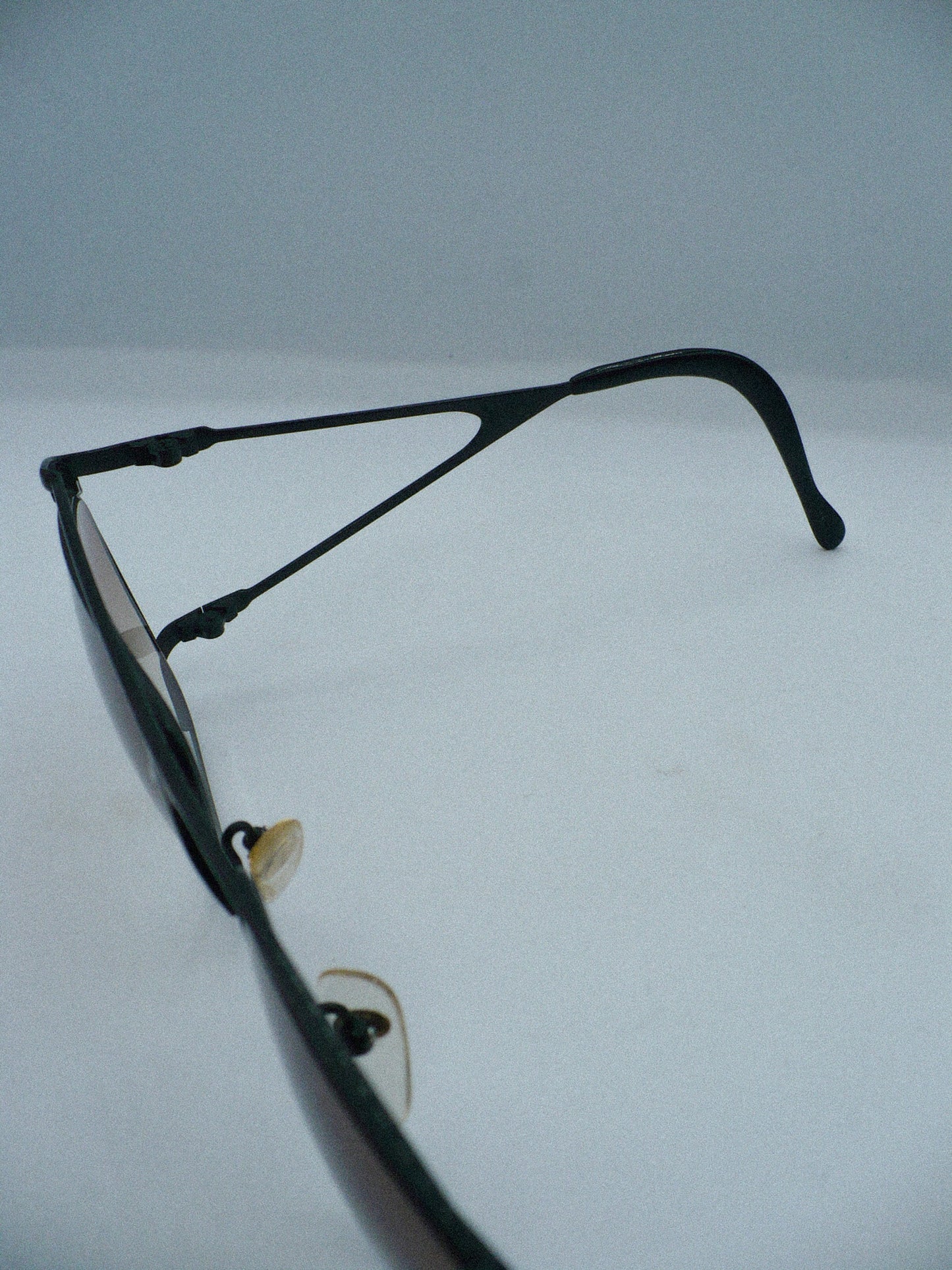 Optos Black 1980s Luigi Colani Designer Sunglasses back side