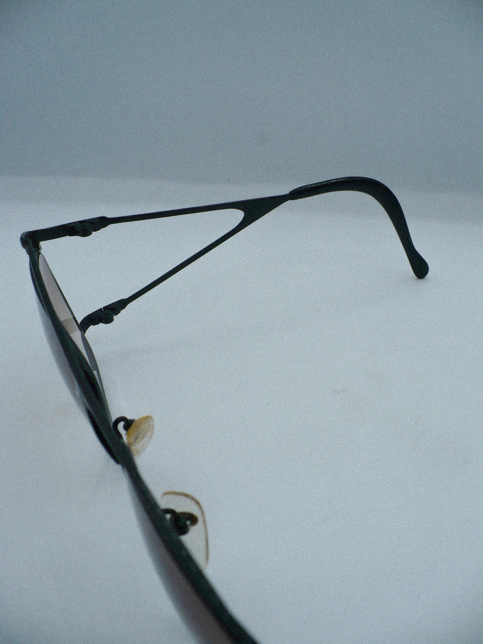 Optos Black 1980s Luigi Colani Designer Sunglasses back side