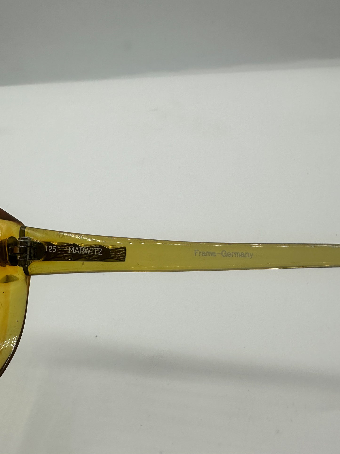 Sharon Tate 1970s Yves Chantal Sunglasses Frame brand title