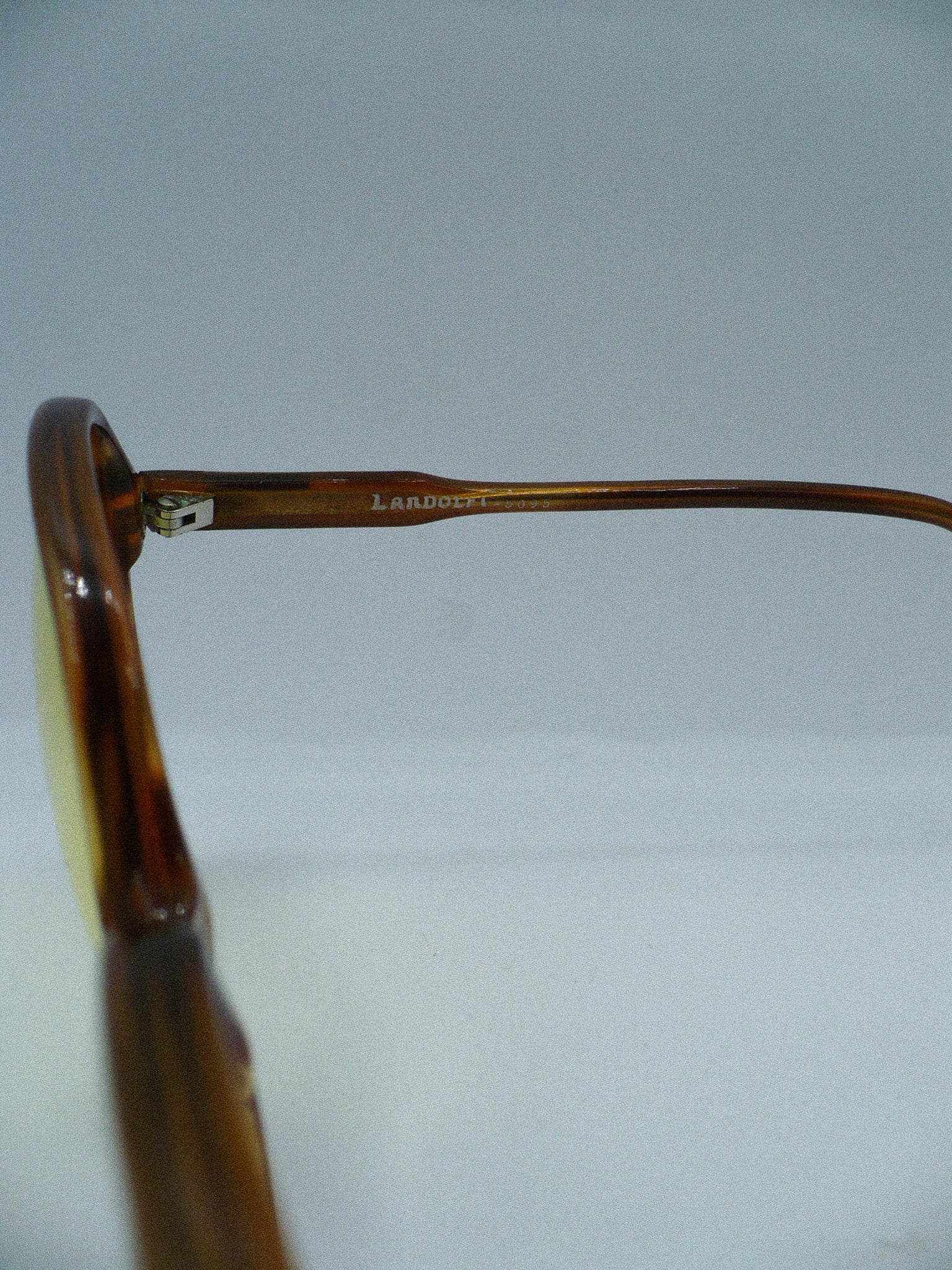 Sharon Tate 1970s Landoli Artisan-Crafted Eyeglasses, brand title