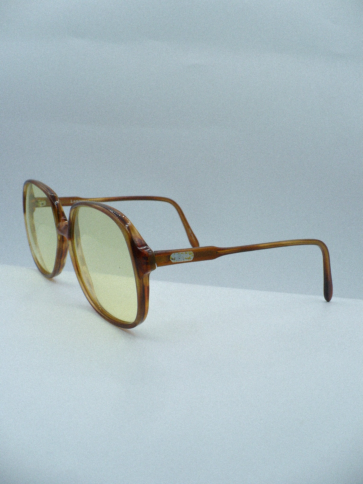 Sharon Tate 1970s Landoli Artisan-Crafted Eyeglasses, left side