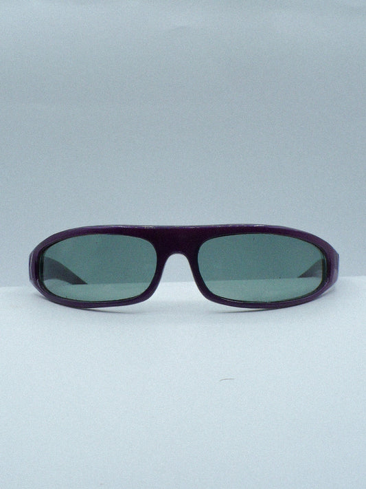 Space Age 1960s Artisan-Crafted Sunglasses front side