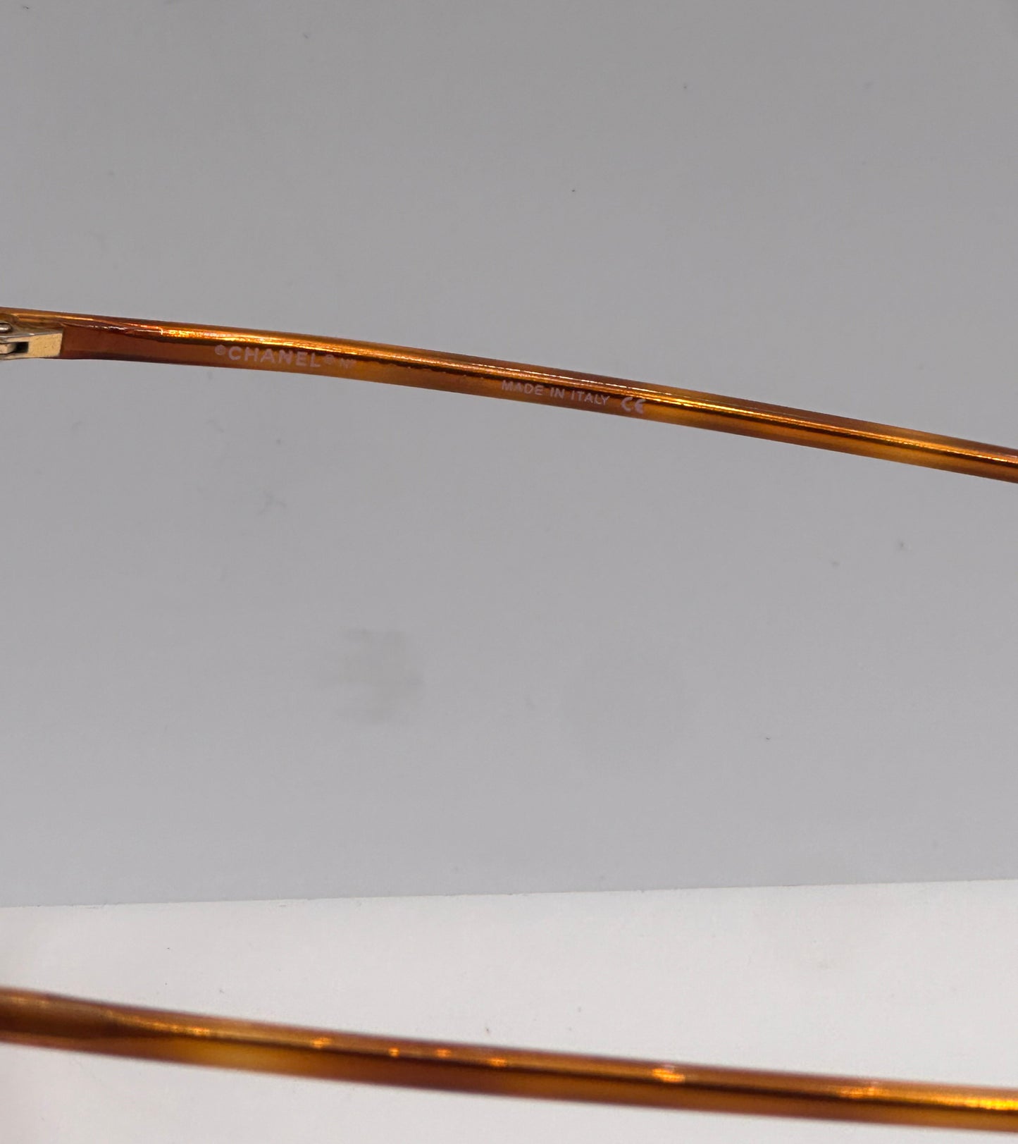Teddy Bear 1980s Chanel vintage Eyeglasses, inner side